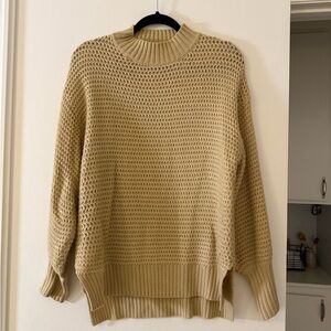 Collection B Warm Tan Turtleneck Sweater